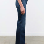 Jamie Haller Apparel Womens Denim The Crease Jean in Distressed Dark