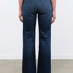 Jamie Haller Apparel Womens Denim The Crease Jean in Distressed Dark