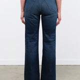 Jamie Haller Apparel Womens Denim The Crease Jean in Distressed Dark