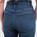 Jamie Haller Apparel Womens Denim The Crease Jean in Distressed Dark
