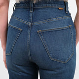 Jamie Haller Apparel Womens Denim The Crease Jean in Distressed Dark