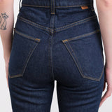 Jamie Haller Apparel Womens Denim The Crease Jean in Raw Rinse