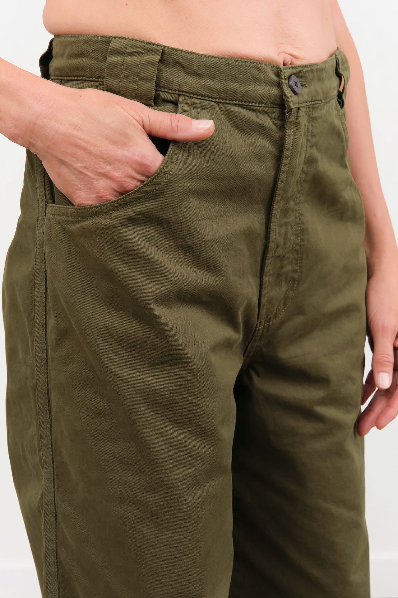 Jamie Haller Apparel Womens Pants The Edit Trouser in Duffel