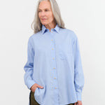 Jamie Haller Apparel Womens Blouses The Essential Shirt in Cornflower