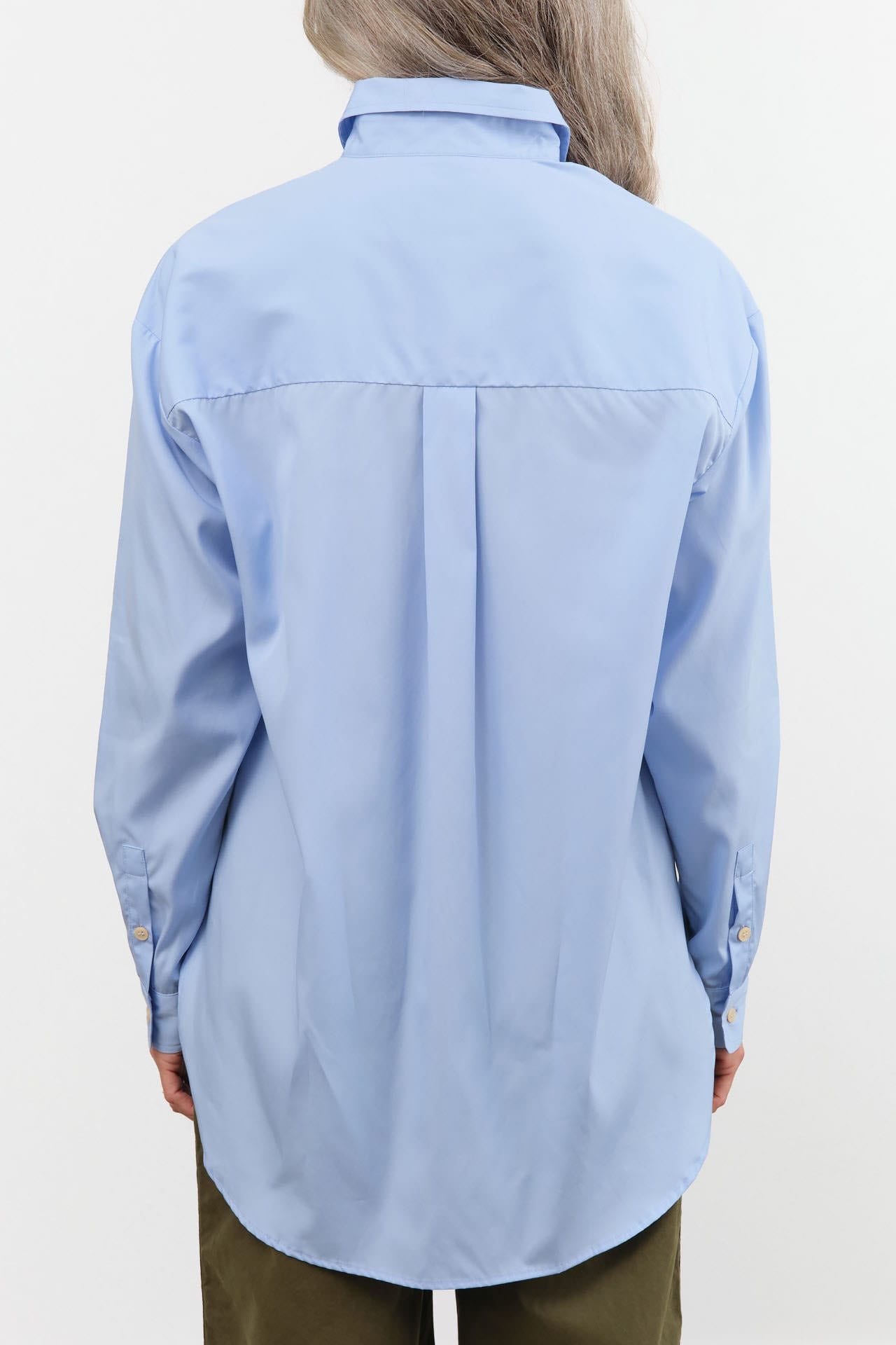 Jamie Haller Apparel Womens Blouses The Essential Shirt in Cornflower