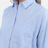 Jamie Haller Apparel Womens Blouses The Essential Shirt in Cornflower