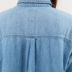 Jamie Haller Apparel Womens Blouses The Essential Shirt in Timeworn Indigo
