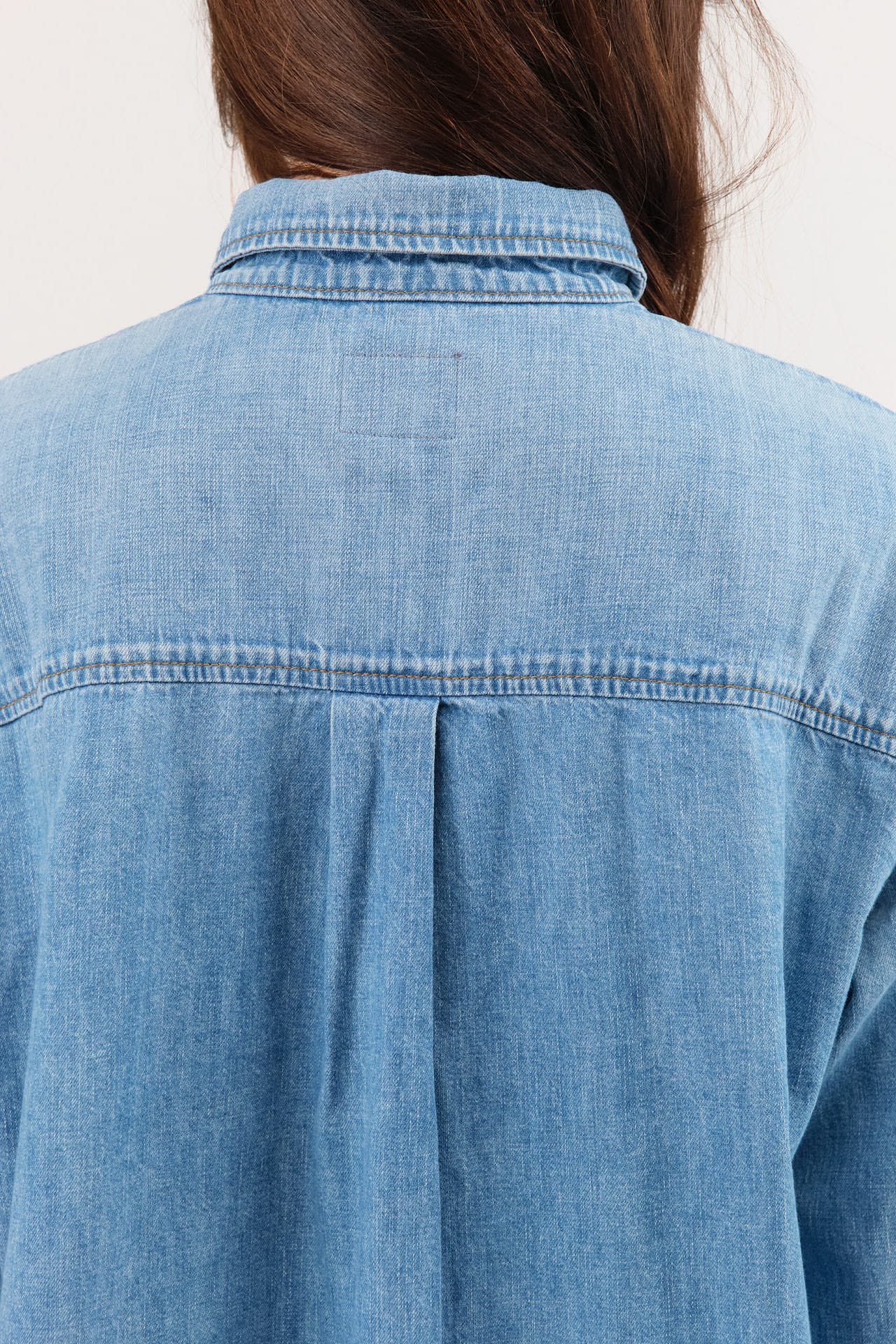 Jamie Haller Apparel Womens Blouses The Essential Shirt in Timeworn Indigo