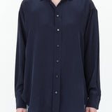 The Essential Silk Blouse by Jamie Haller in Navy