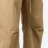 Jamie Haller Designer Brand The Everything Pant with Paper Bag Elastic Waist and Tie Belt by Chestnut Brown 