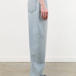 Jamie Haller Apparel Womens Denim The Fan Jean in Light Stone
