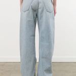 Jamie Haller Apparel Womens Denim The Fan Jean in Light Stone
