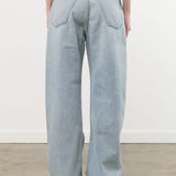 Jamie Haller Apparel Womens Denim The Fan Jean in Light Stone