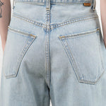 Jamie Haller Apparel Womens Denim The Fan Jean in Light Stone