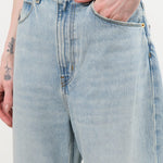 Jamie Haller Apparel Womens Denim The Fan Jean in Light Stone