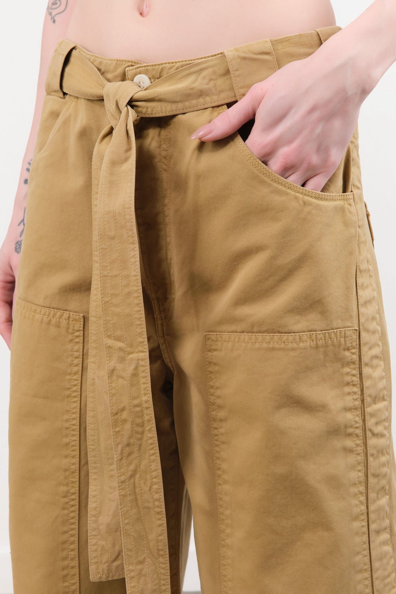 Jamie Haller Apparel Womens Pants The Karate Pant in Tan
