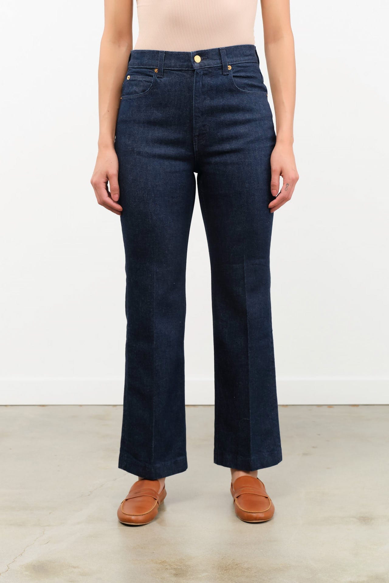 Jamie Haller Apparel Womens Denim The Kenickie Blind Crease Jean