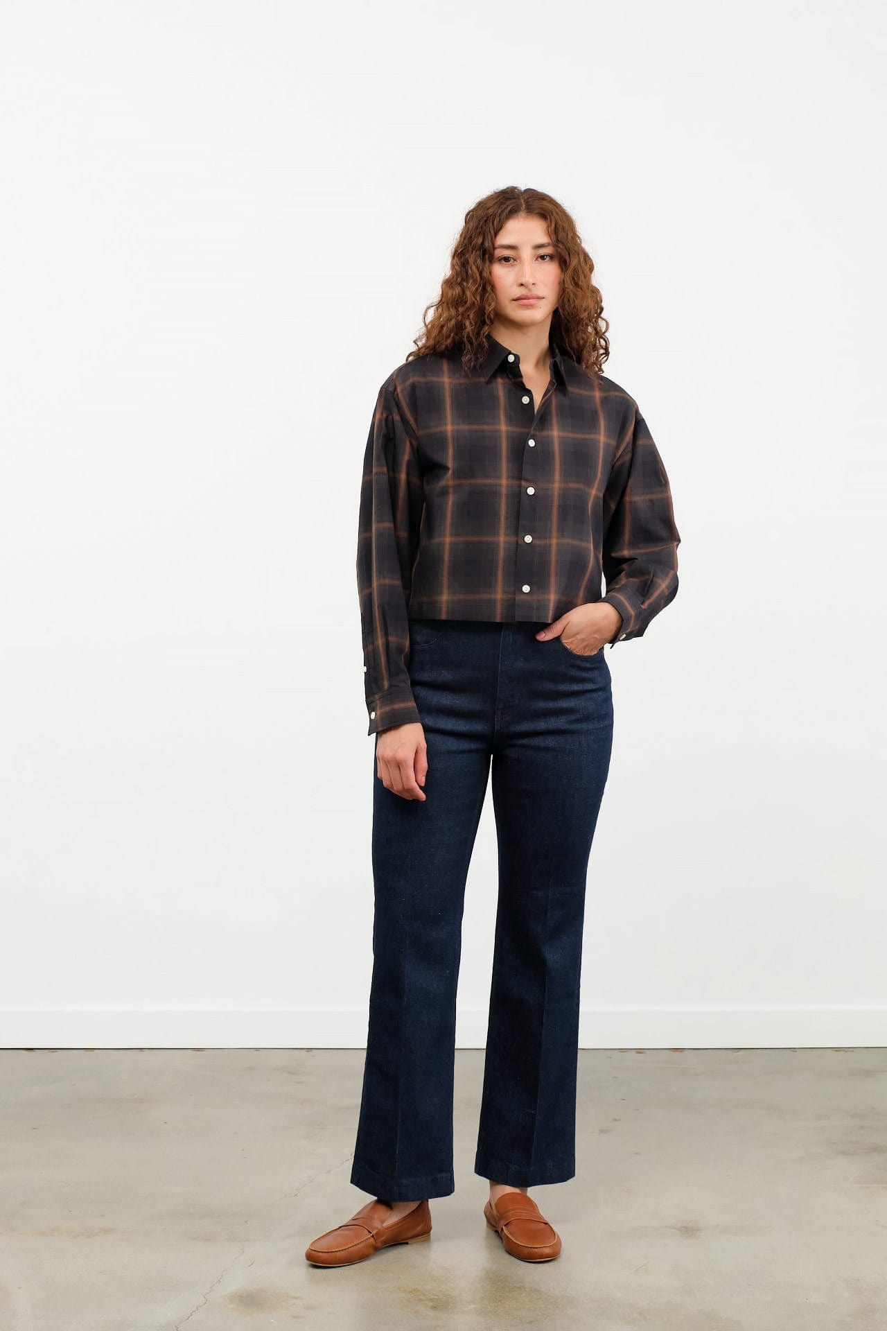 Jamie Haller Apparel Womens Denim The Kenickie Blind Crease Jean