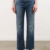 Jamie Haller Apparel Womens Denim The Kenickie Blind Crease Jean in Ione Indigo
