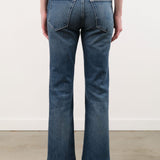 Jamie Haller Apparel Womens Denim The Kenickie Blind Crease Jean in Ione Indigo
