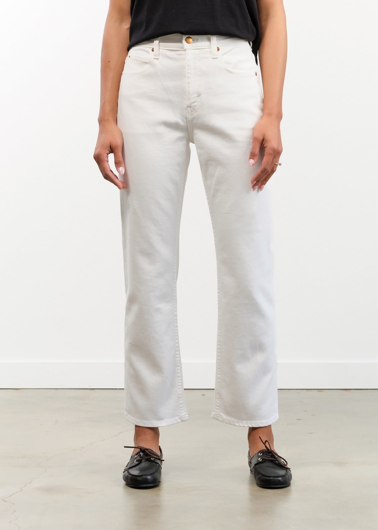 Jamie Haller Apparel Womens Denim The Kenickie Jean in Soft White