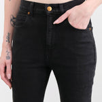 Jamie Haller Apparel Womens Denim The Kenickie Jean in Washed Black