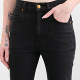 Jamie Haller Apparel Womens Denim The Kenickie Jean in Washed Black