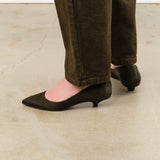 The Kitty Point Heel in Moss
