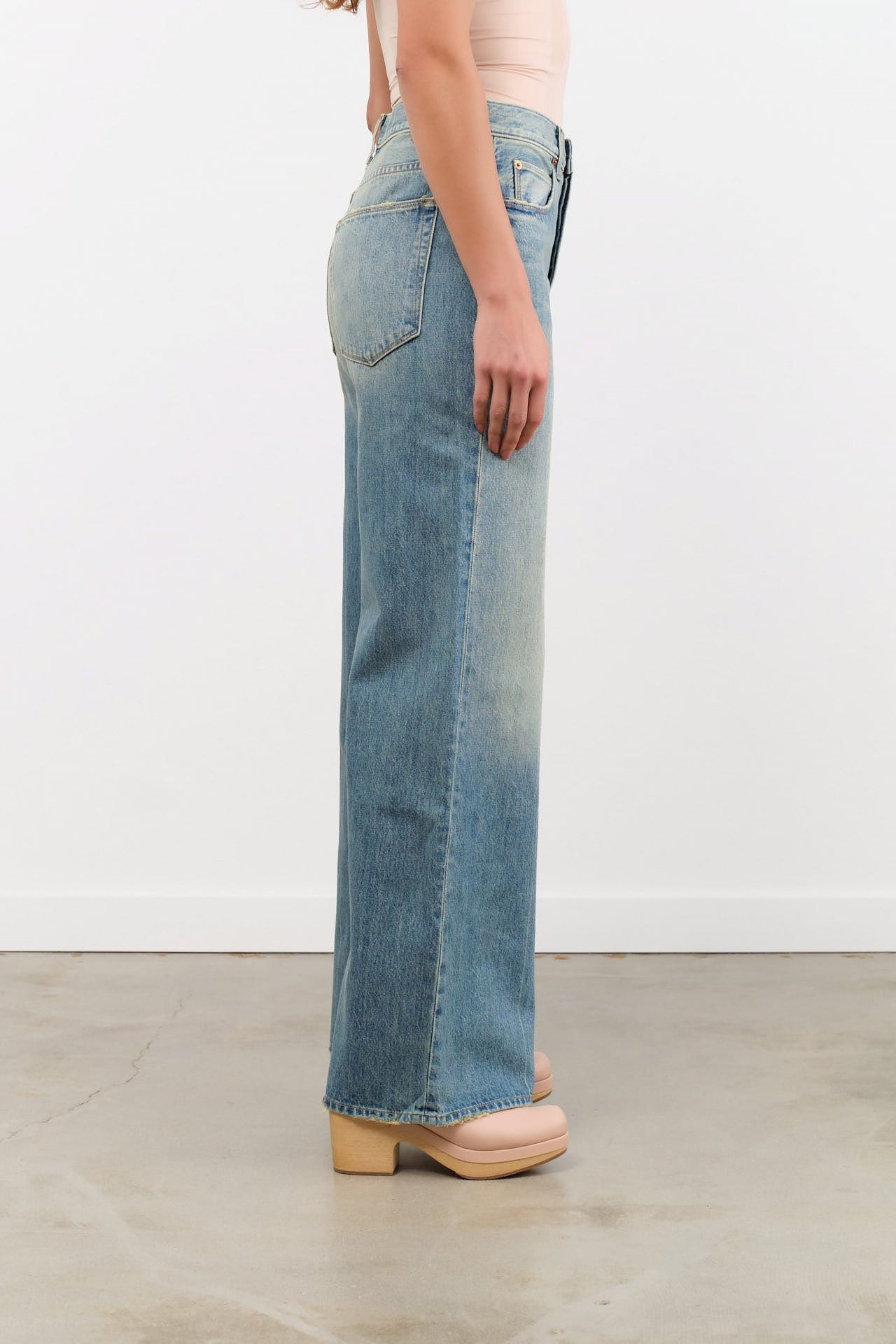 Jamie Haller Apparel Womens Denim The Lax Wide Jean