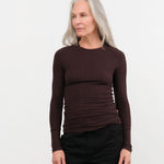 Jamie Haller Apparel Womens Tees The Long Rib Tee