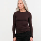 Jamie Haller Apparel Womens Tees The Long Rib Tee