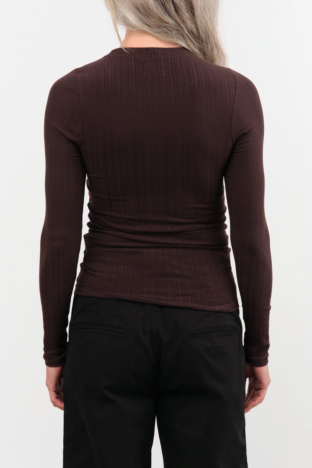Jamie Haller Apparel Womens Tees The Long Rib Tee