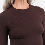 Jamie Haller Apparel Womens Tees The Long Rib Tee
