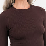 Jamie Haller Apparel Womens Tees The Long Rib Tee