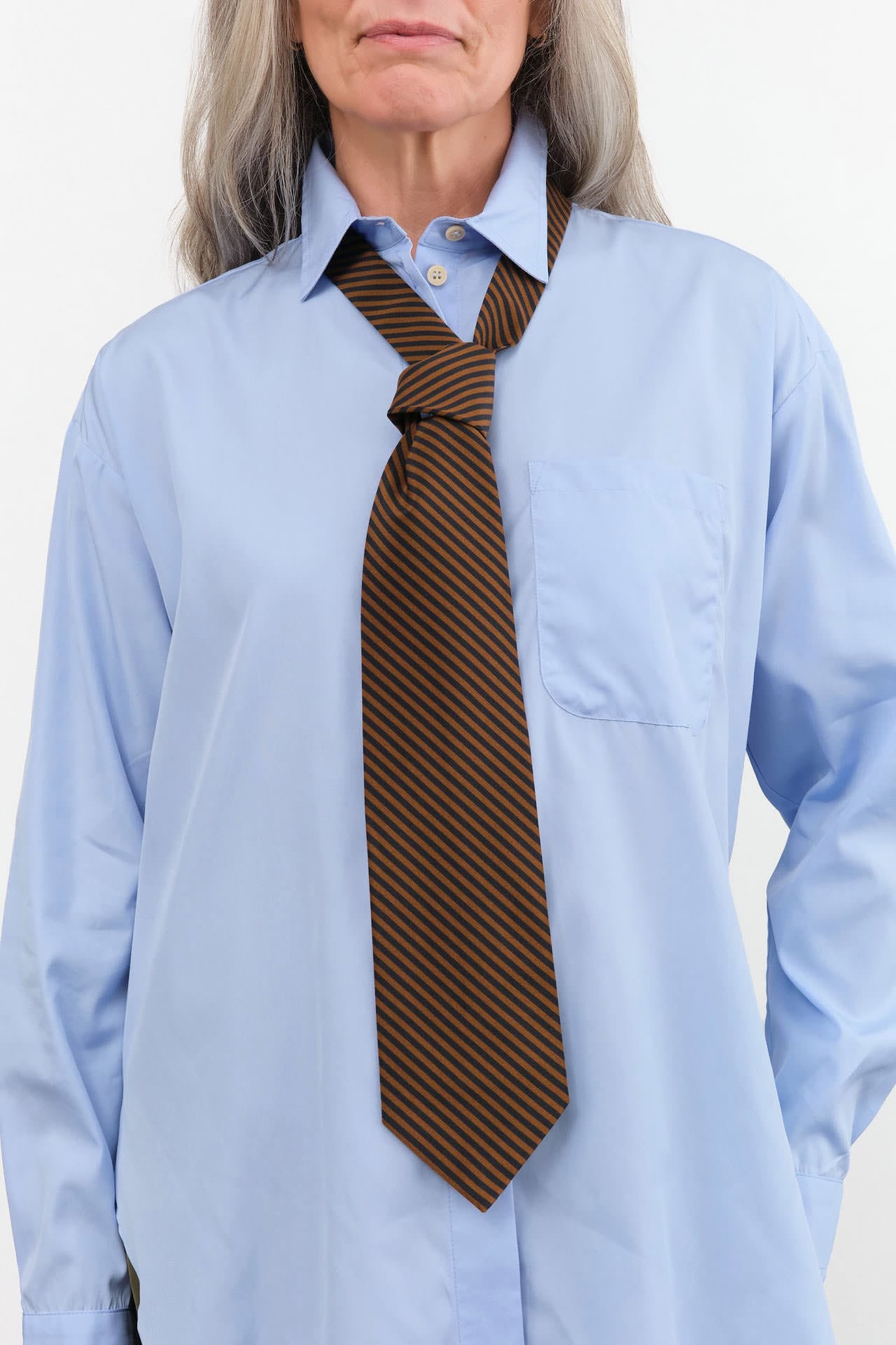 Jamie Haller Accessories Scarves The Menswear Tie JH Signature Stripe