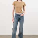 Jamie Haller Apparel Womens Denim The Mid Rise Crease Jean