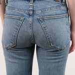 Jamie Haller Apparel Womens Denim The Mid Rise Crease Jean