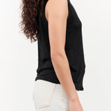 The Muscle Tee Linen in Black