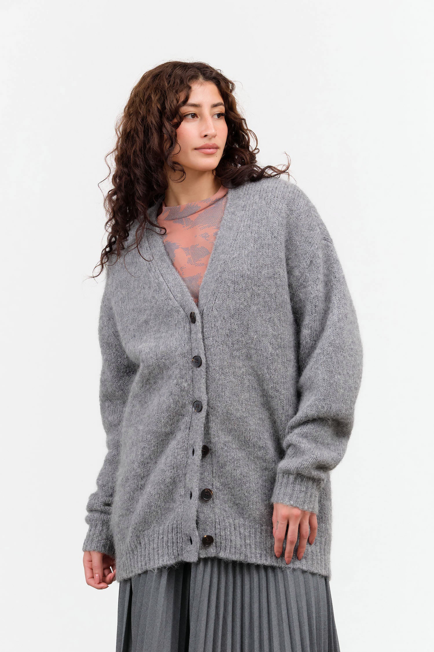 Jamie Haller The Oversized Cardigan in Heather 