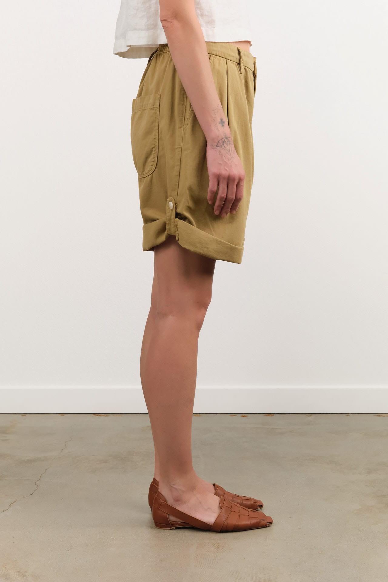 Jamie Haller Apparel Womens Shorts The Pleat Short