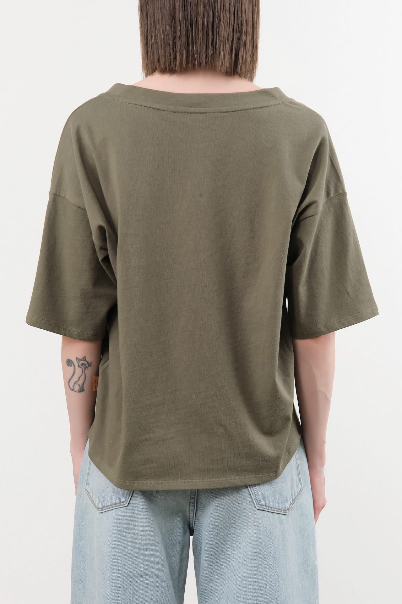 Jamie Haller Apparel Womens Tees The V Tee in Olive