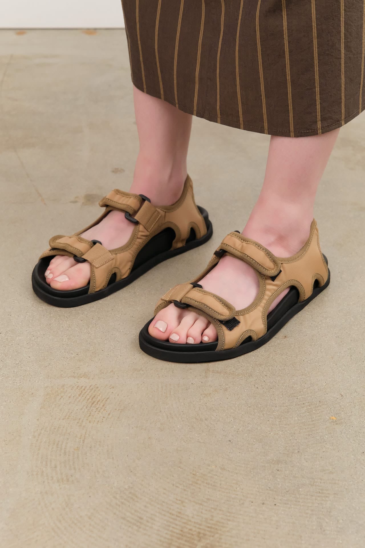 Jamie Haller Accessories Womens Shoes The Walking Sandal Sneaker in Camel