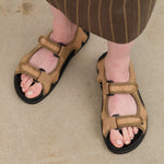 Jamie Haller Accessories Womens Shoes The Walking Sandal Sneaker in Camel