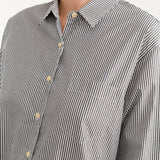 Jamie Haller Apparel Womens Blouses The Weekend Shirt in Black Stripe