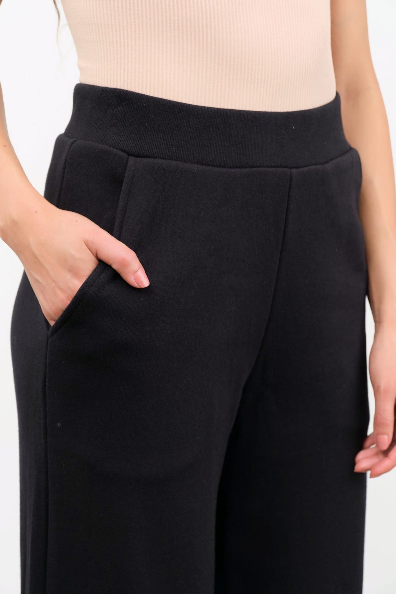 Jamie Haller Apparel Womens Pants The Wide Leg Terry Trouser