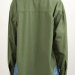 Back of Alberta Shirt in Olive