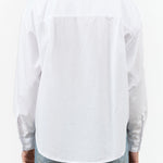 Salt White Long Sleeve Button Up Alberta Shirt Blouse with Collar by Jesse Kamm Designer Brand