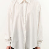 Jesse Kamm Apparel Womens Blouses Alberta Shirt in Salt White
