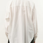 Jesse Kamm Apparel Womens Blouses Alberta Shirt in Salt White