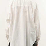 Jesse Kamm Apparel Womens Blouses Alberta Shirt in Salt White